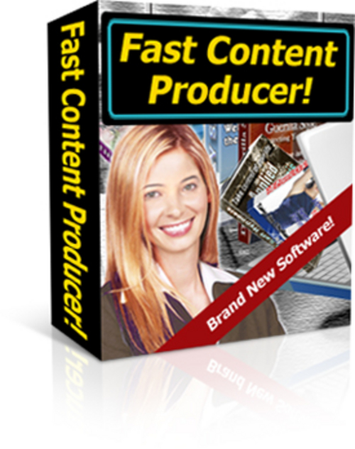 Product picture Fast Content Producer (mrr)